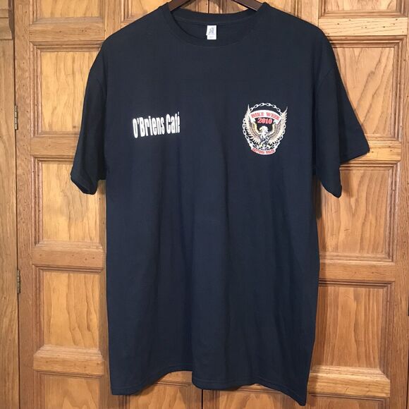 Gildan Tee Motorcycle Bike Week 2010 Daytona Beach, FL Graphic T-Shirt Men's XL - Picture 2 of 7